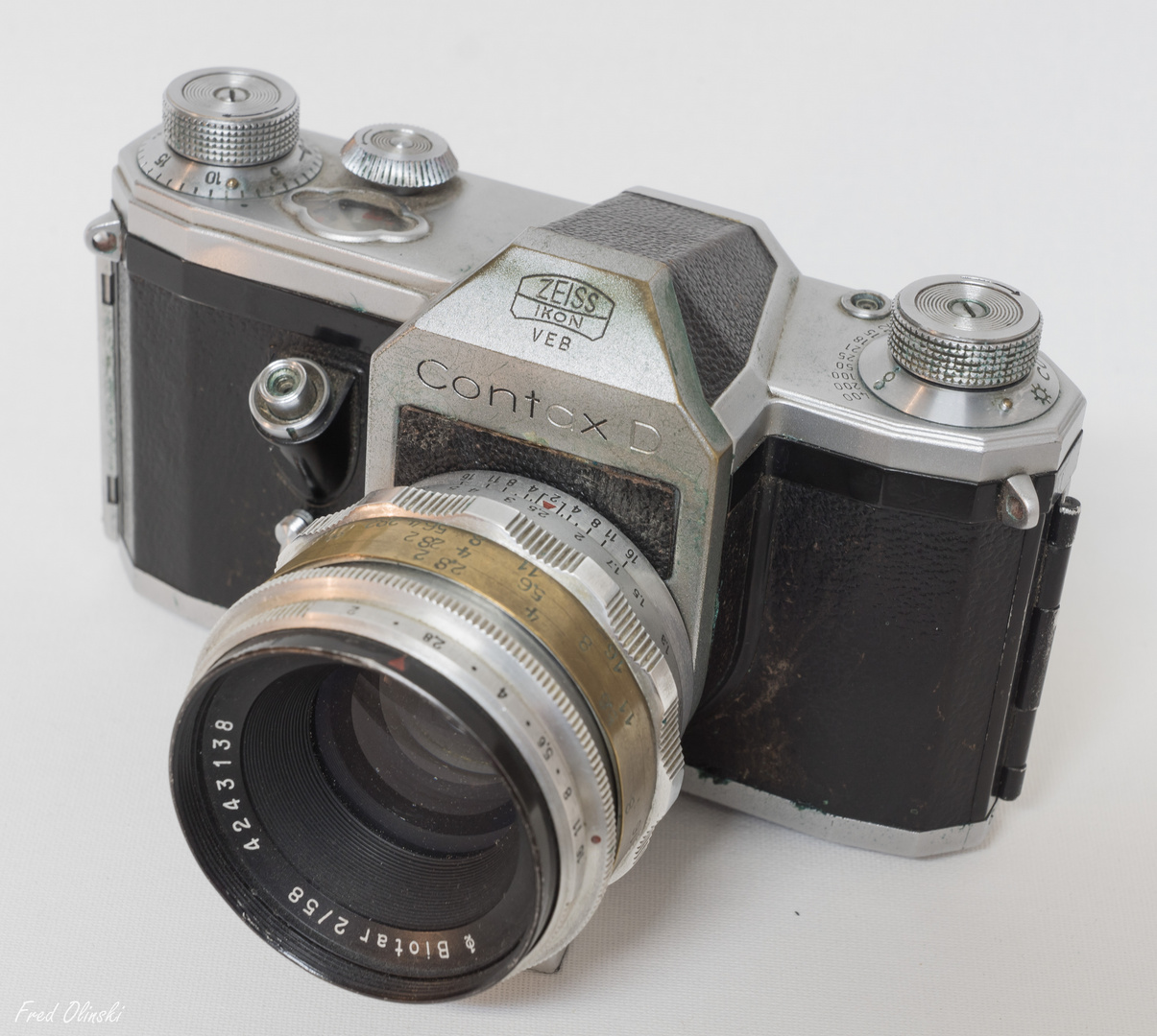 Contax D, Erbstück mit Gebrauchsspuren