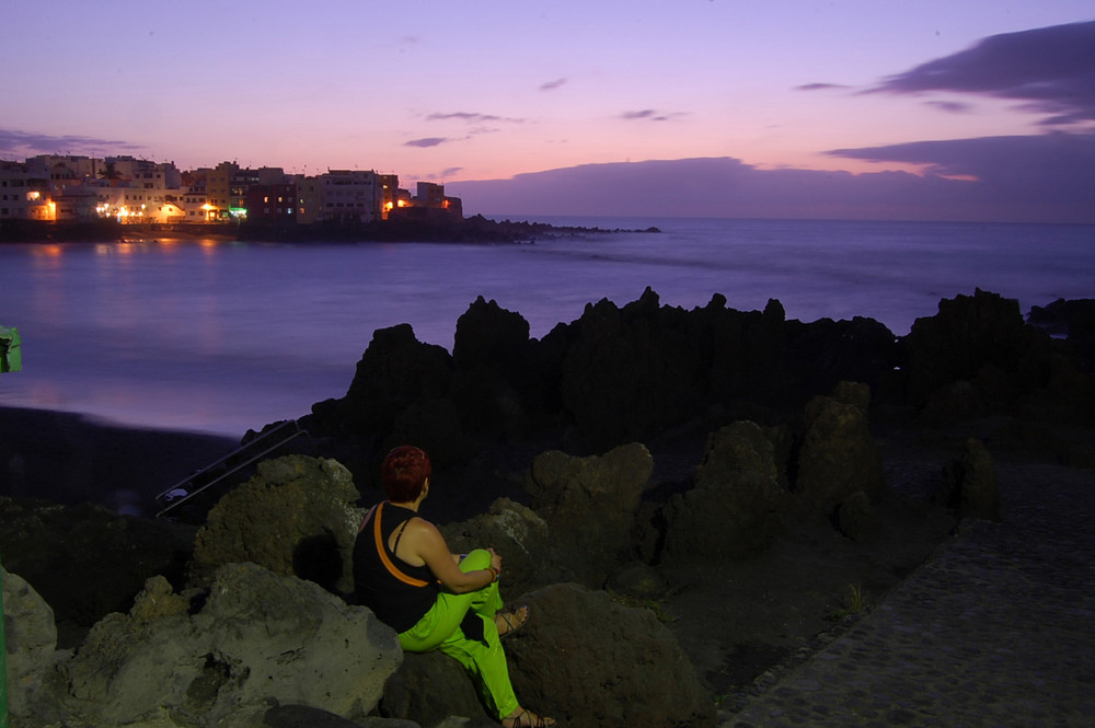 contemplando el mar