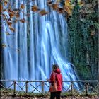 Contemplando la caida de las aguas