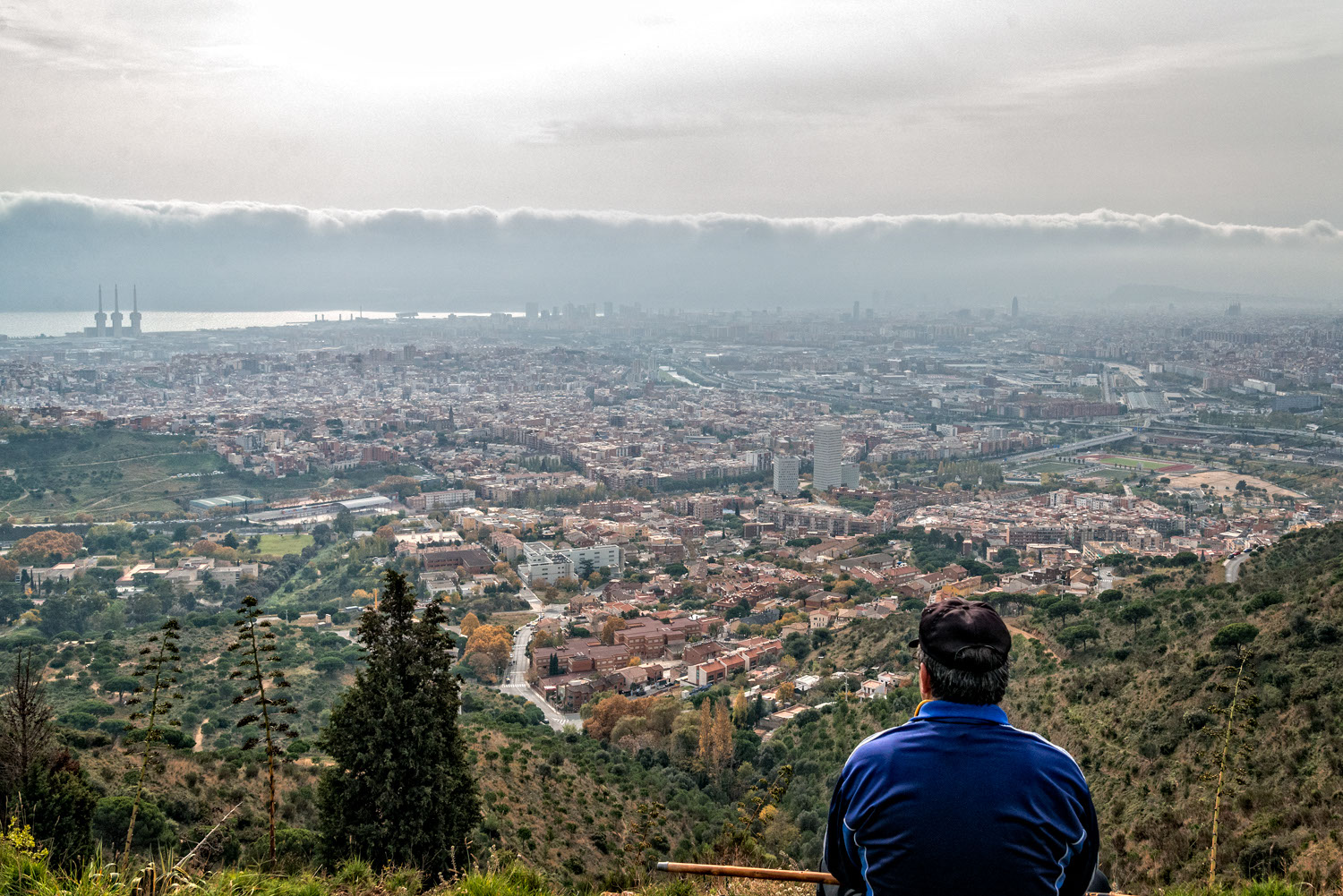 Contemplando la ciudad