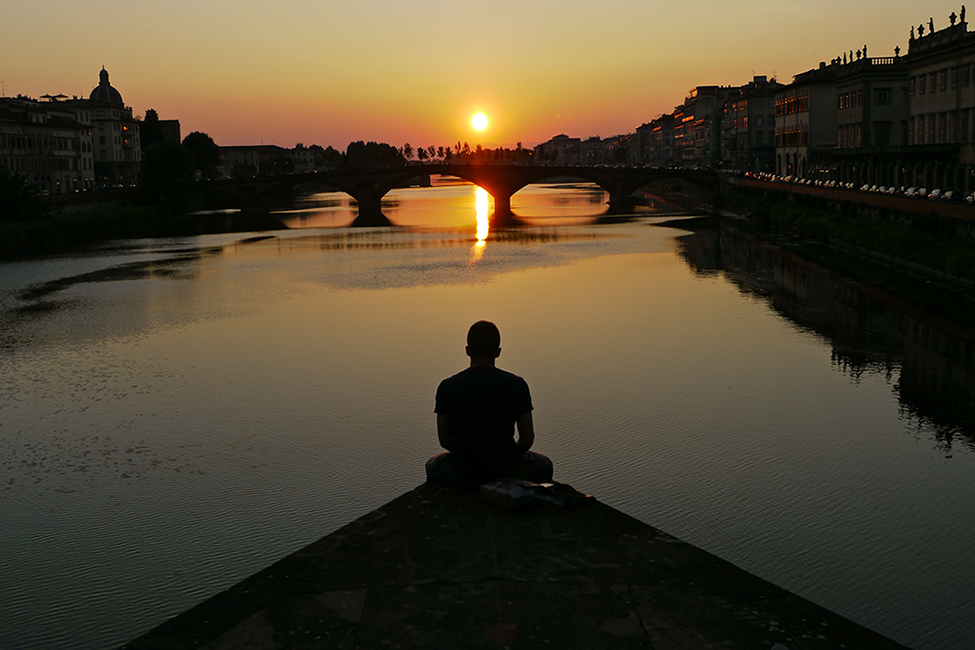 Contemplation sur l'Arno