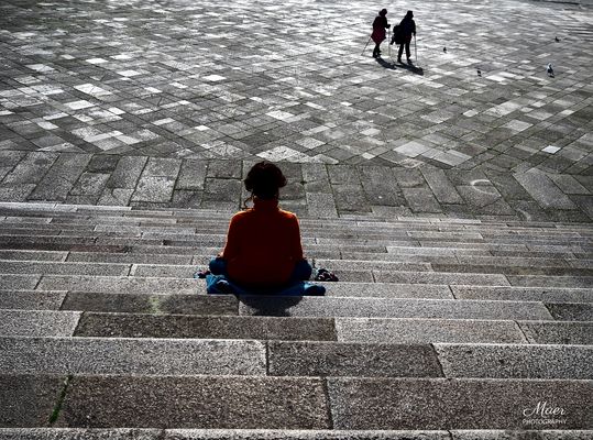 Contraluz en La Plaza de La Quintana.