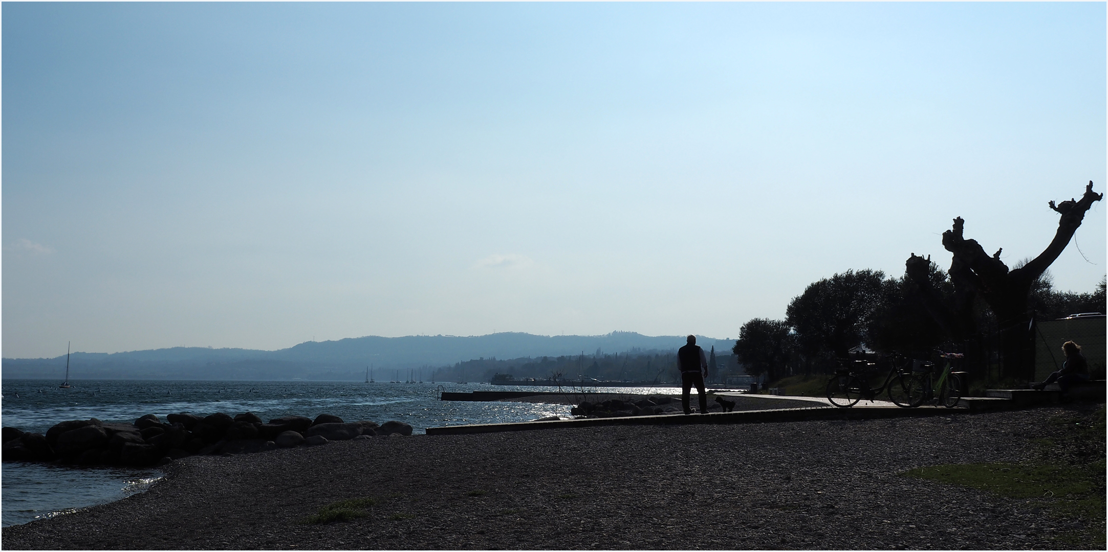 Contre-jour à Moniga del Garda