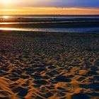 Contre-jour avant le coucher du soleil – Plage de Ronce-les-Bains