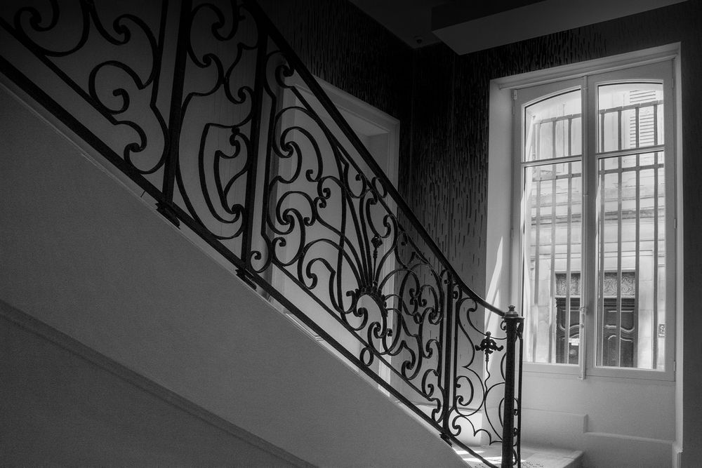 Contre jour d'escalier