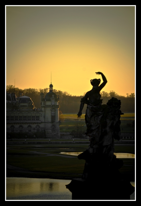 contre jour sur chantilly