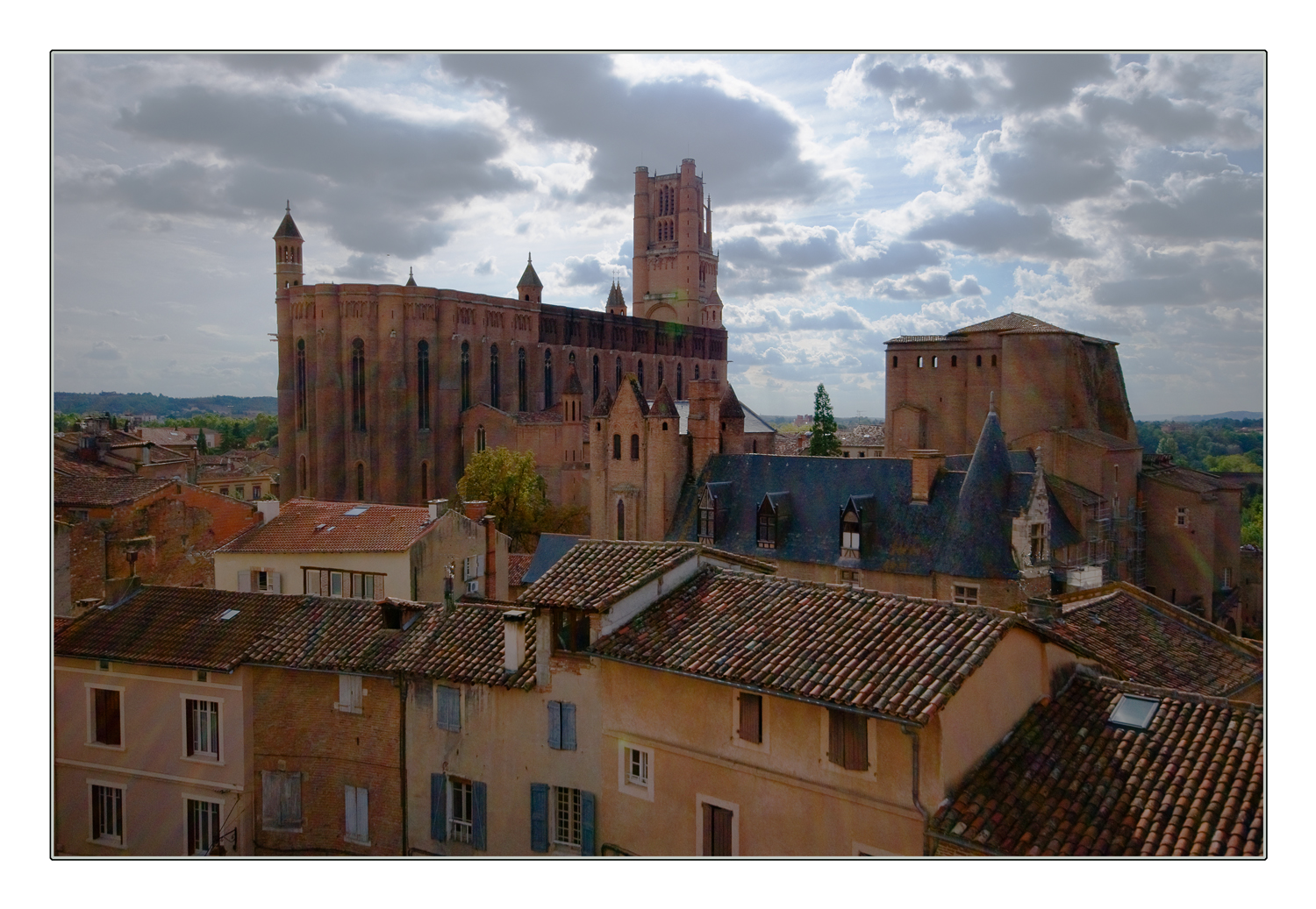 Contre jour sur la cathédrale d'Albi