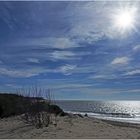 Contre-jour sur la plage de l‘Embellie