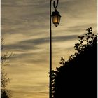 Contre jour sur lampadaire