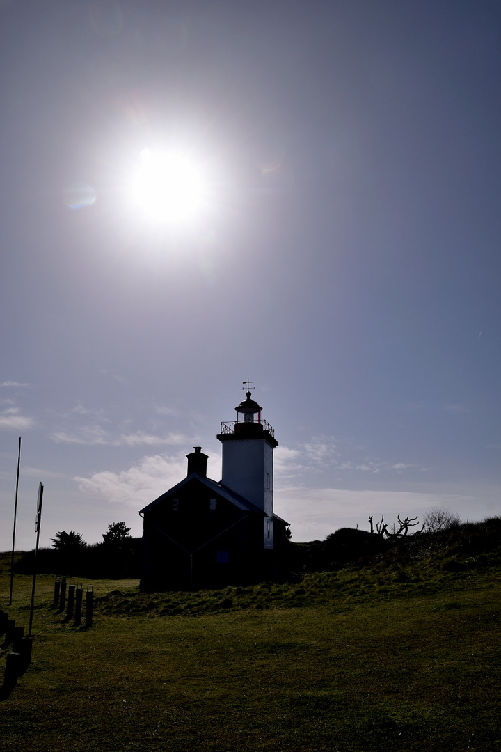 Contre-jour sur le phare