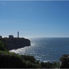 Contre-jour sur le Phare de Biarritz et la Pointe Saint-Martin