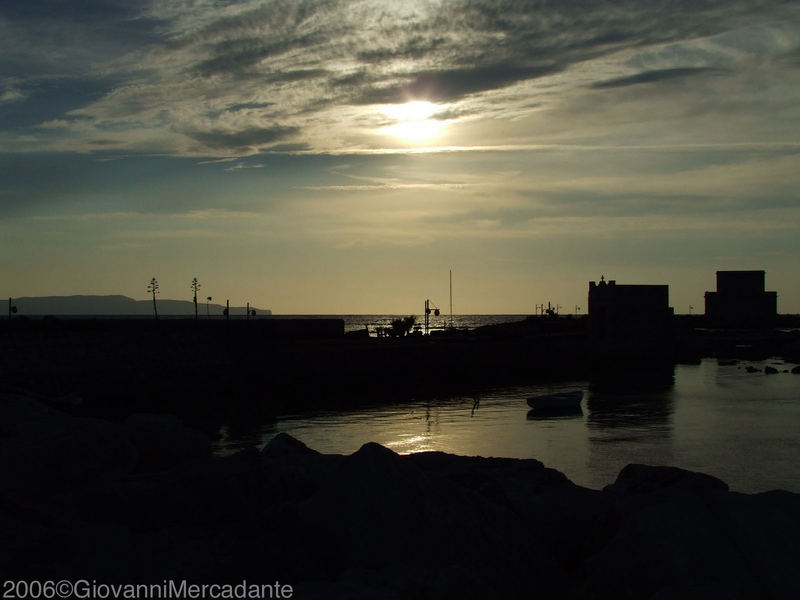 Controluce al tramonto