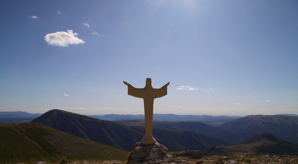 controluce del cristo delle nevi