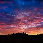 Controluce in val d'Orcia.