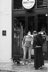 Conversation in the street