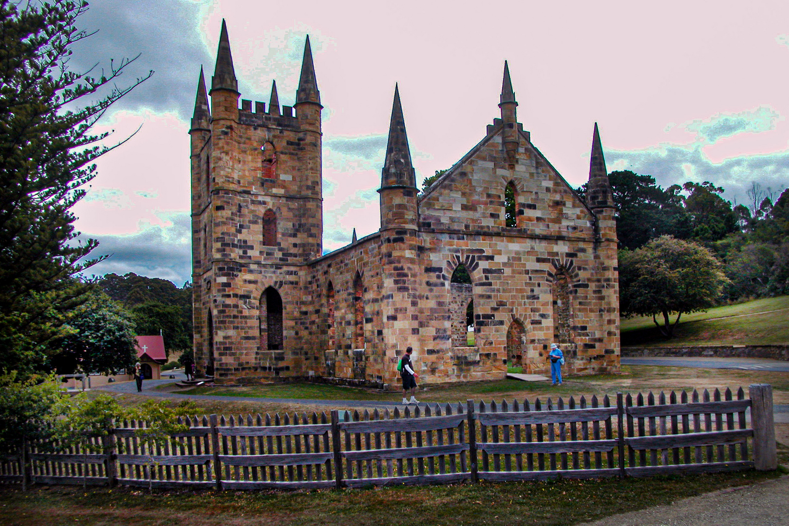 Convict-built church at Port Arthur