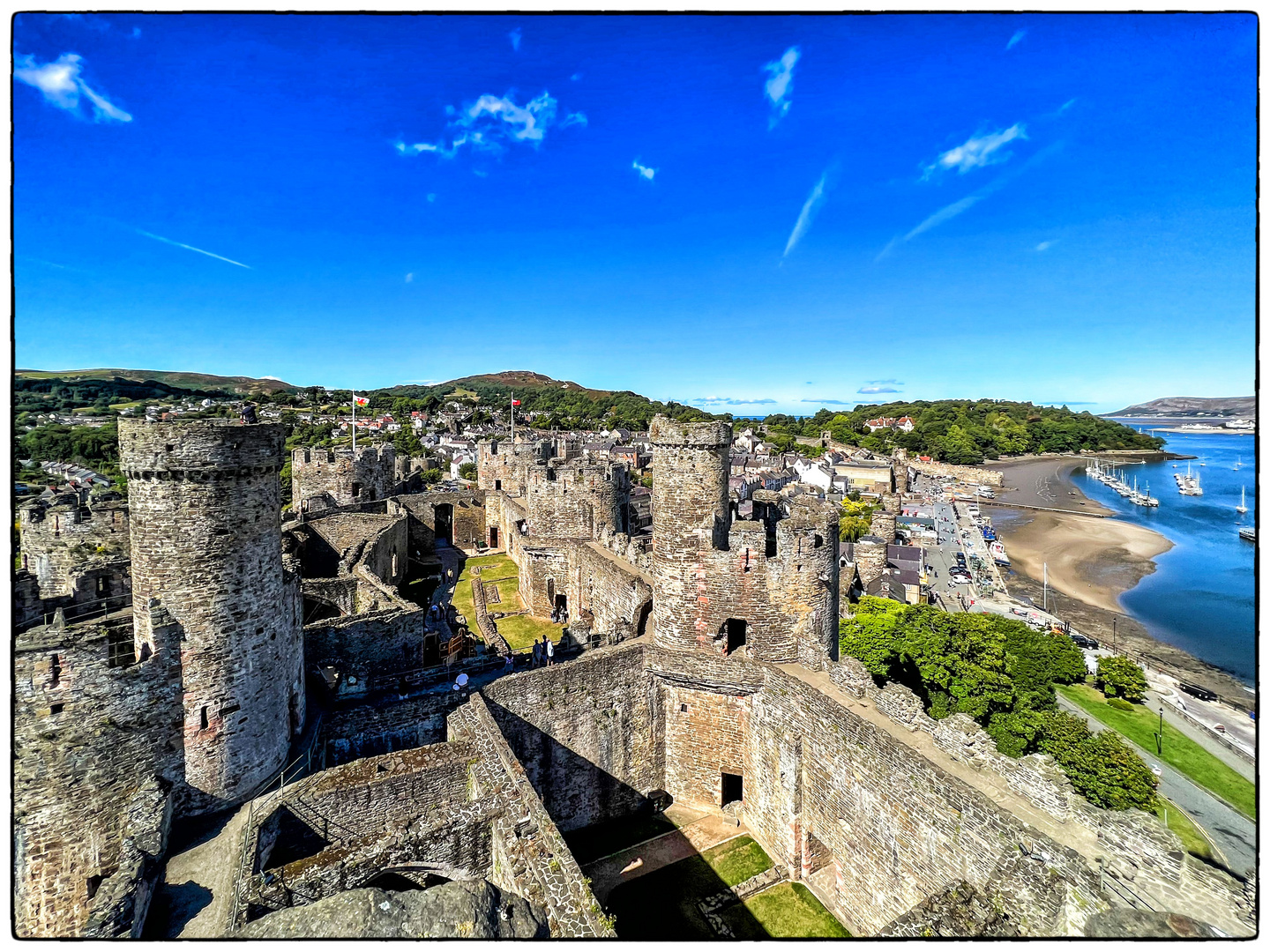 Conwy Castle Foto & Bild wales&somerset 2022 Bilder auf