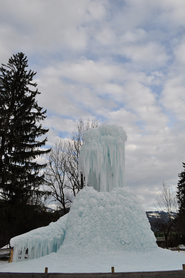 coole Eisskulptur