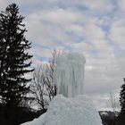 coole Eisskulptur