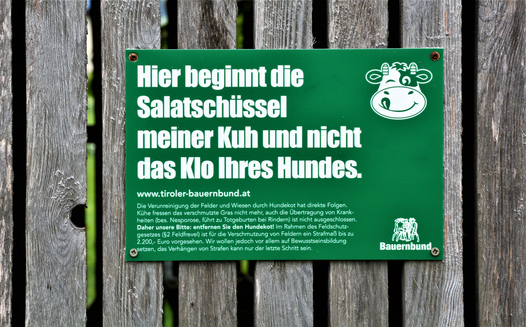 Cooler Spruch vom Bauernverband Foto & Bild quatsch, fun und