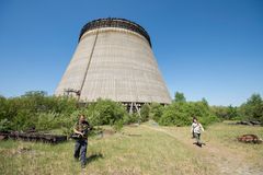 Cooling Tower Under Construction In Favour of the New Reactors no 5 an 6