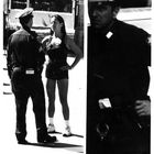 Cop and woman