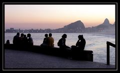 Copacabana am Abend