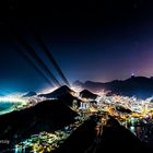 Copacabana and Botafogo Bay of Rio de Janeiro 