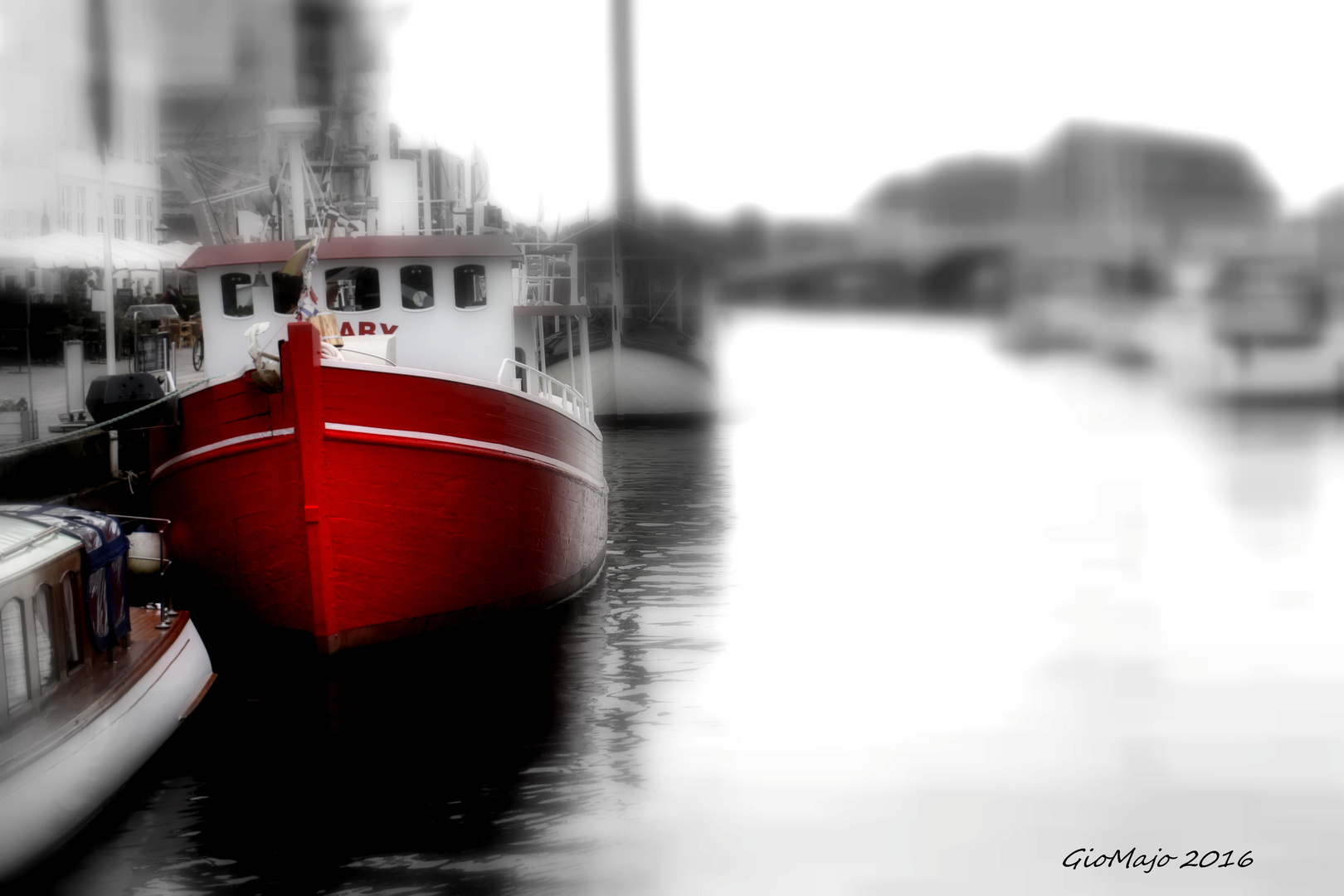 Copenhagen in red