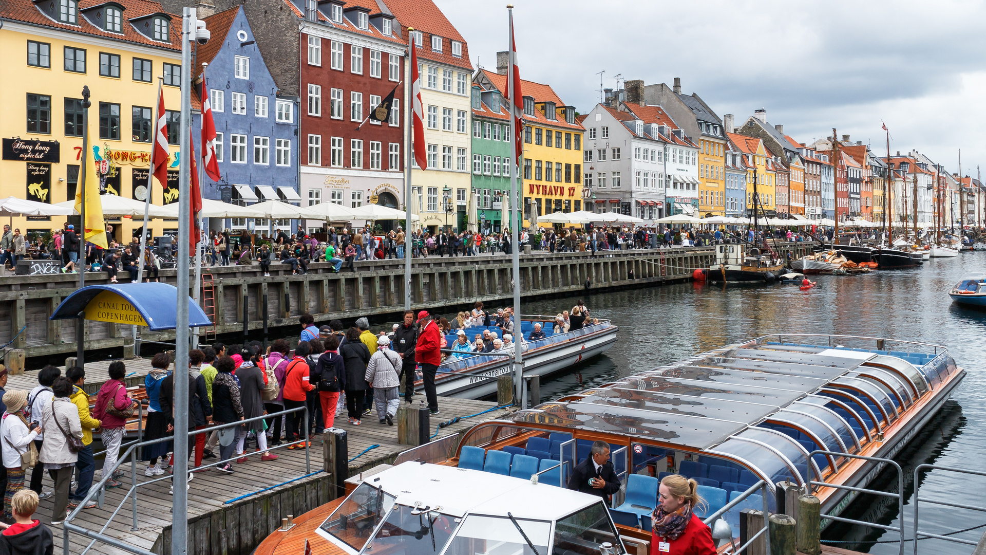 Copenhagen Nyhavn - ein ganz normaler Tag ....