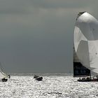 Coppa America 2005 (Trapani) il team francese rompe lo spinnaker