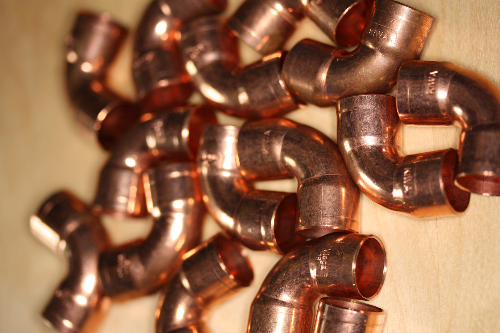 copper elbows