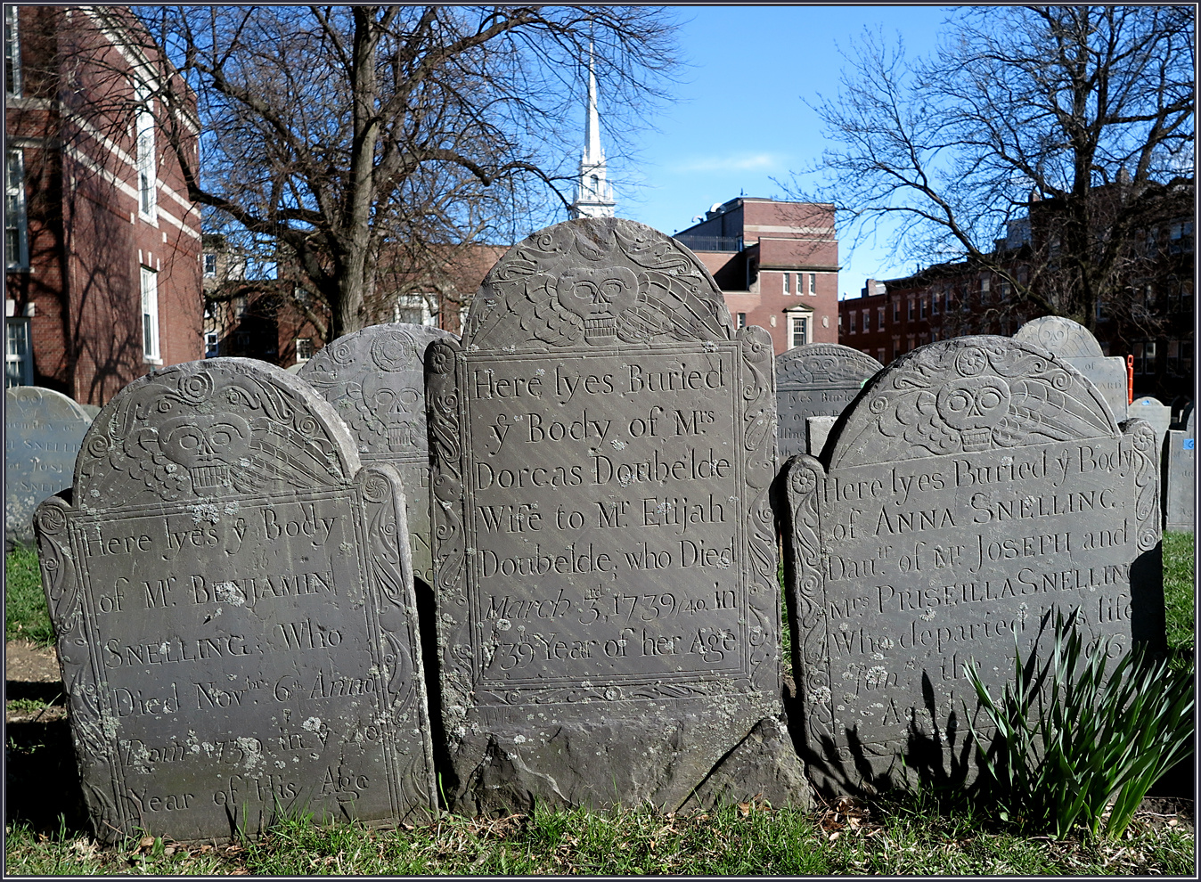 Copp’s Hill Burying Ground Boston, MA Foto & Bild north america