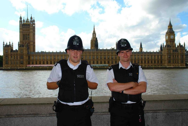 Cops and Parliament - London, UK