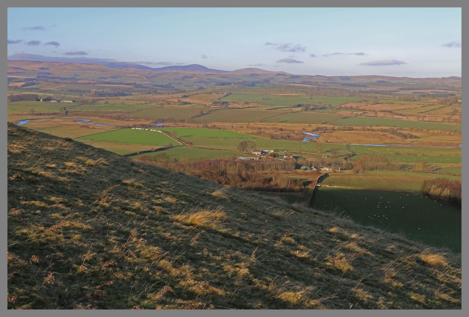 coquetdale from the side of great tosson hillfort