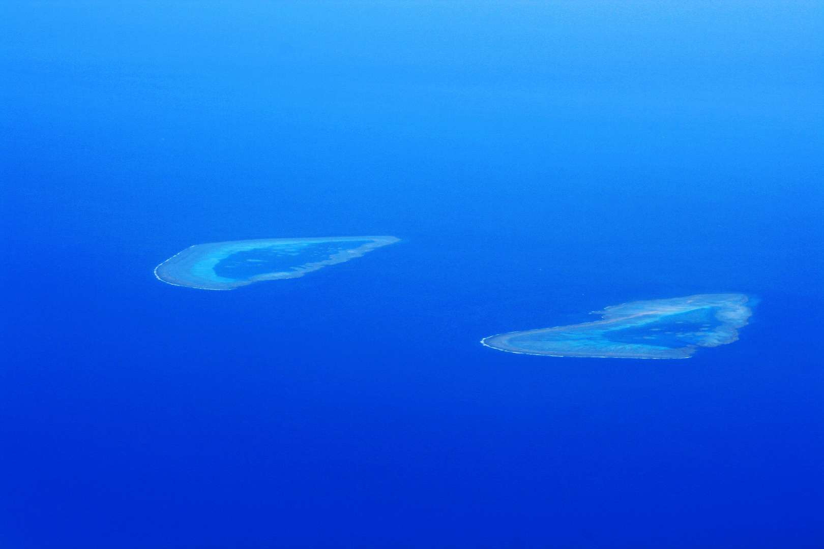 Coral Sea von Oben