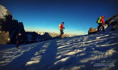 Cordée dans les Ecrins