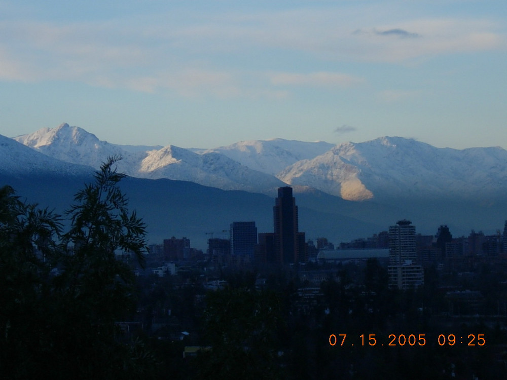 Cordillera de los Andes en Santiago