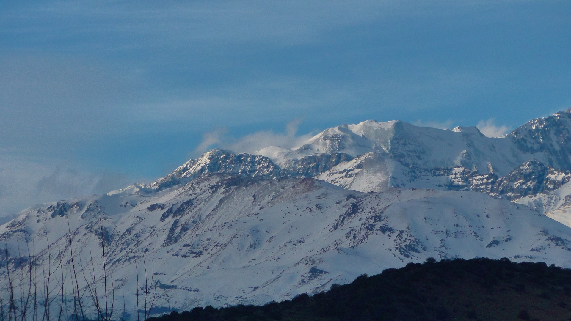 Cordillera en Invierno