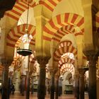 Cordoba Andalusien, Säulen und Bögen in der Mezquita