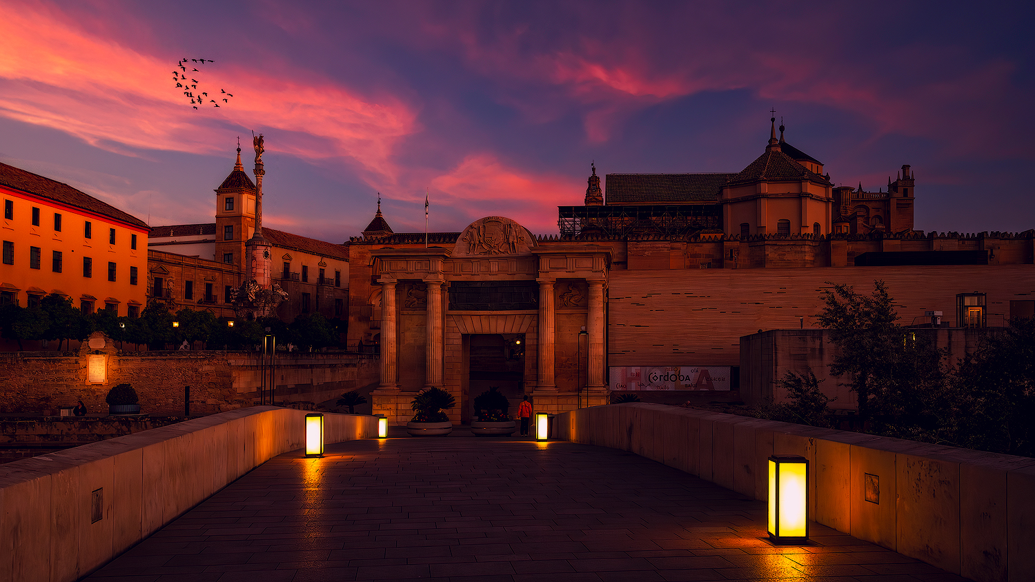 Cordoba Blick auf die Moschee