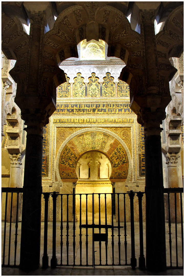 Cordoba - Der Mihrab in der Mezquita