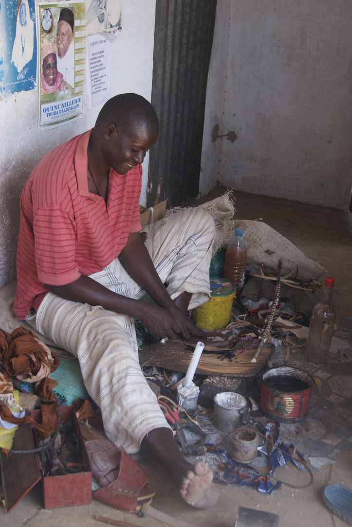 Cordonnier à Samba Dia Sénégal