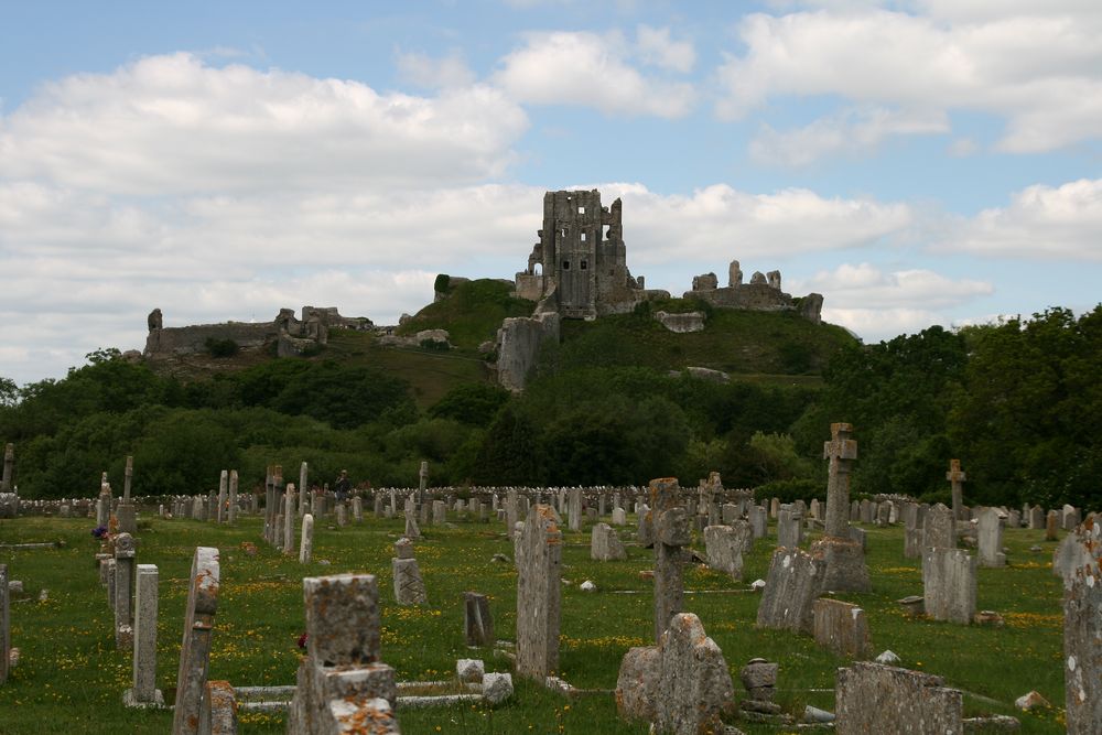 Corfe Castle von close-up 