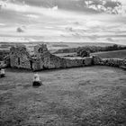 ... corfe castle bw ...