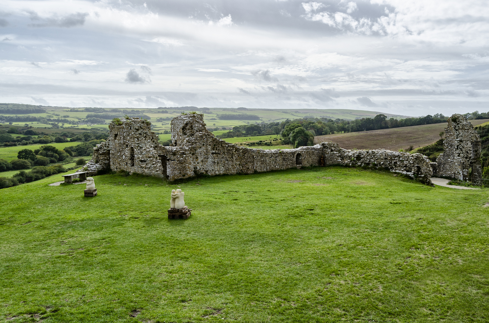 ... corfe castle V color ...