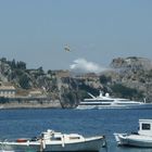 CORFU---fire in the fortress-feu à la forteresse