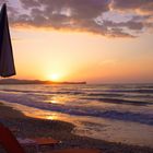 Corfu Sonnenuntergang Acharavi beach