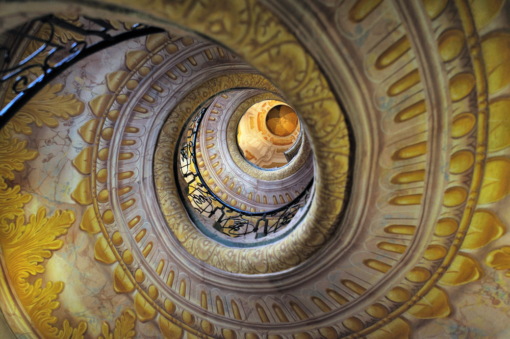 Corkscrew Stairs in Stift Melk