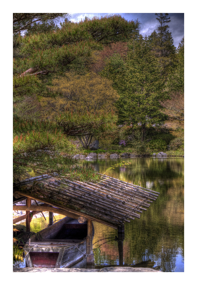 Corner of a Japanese garden